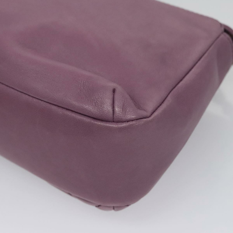 【日本直送】香奈兒 Matelasse 鏈條單肩包 小羊皮 紫色 CC 正品 110303AV-12