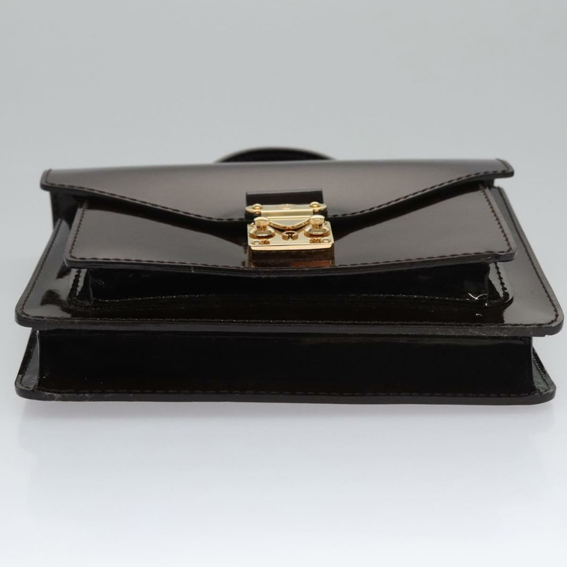 【日本直送】路易威登 Vernis Monceau BB 手提包 2way Amarante M91580 LV 正品 115702V-4