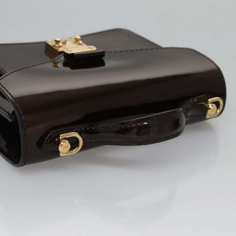【日本直送】路易威登 Vernis Monceau BB 手提包 2way Amarante M91580 LV 正品 115702V-5
