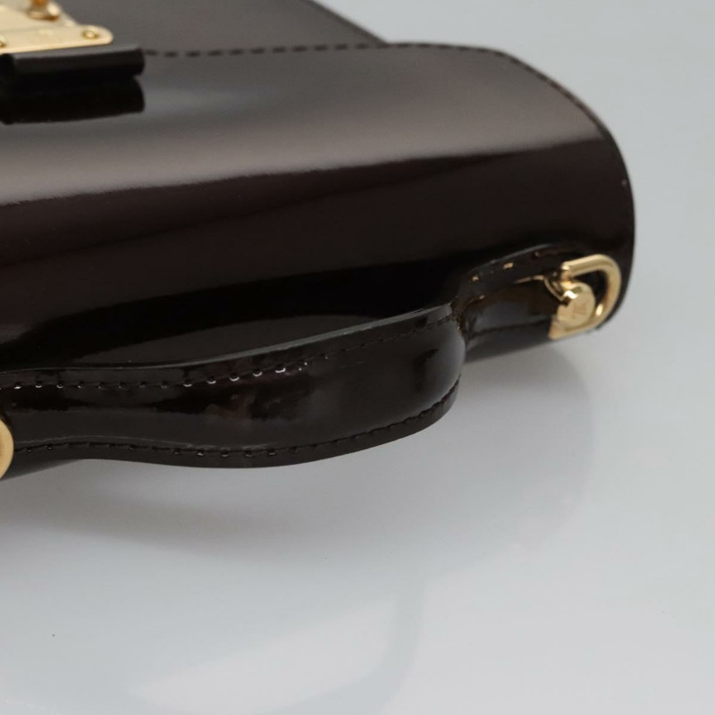 【日本直送】路易威登 Vernis Monceau BB 手提包 2way Amarante M91580 LV 正品 115702V-6