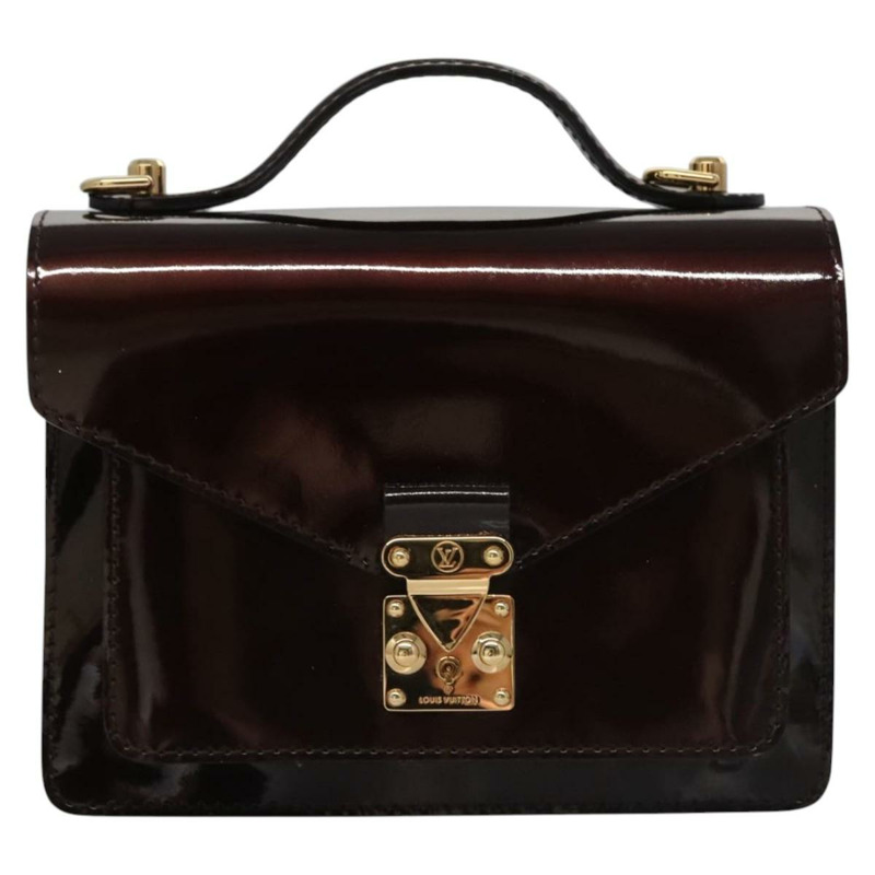 【日本直送】路易威登 Vernis Monceau BB 手提包 2way Amarante M91580 LV 正品 115702V-12
