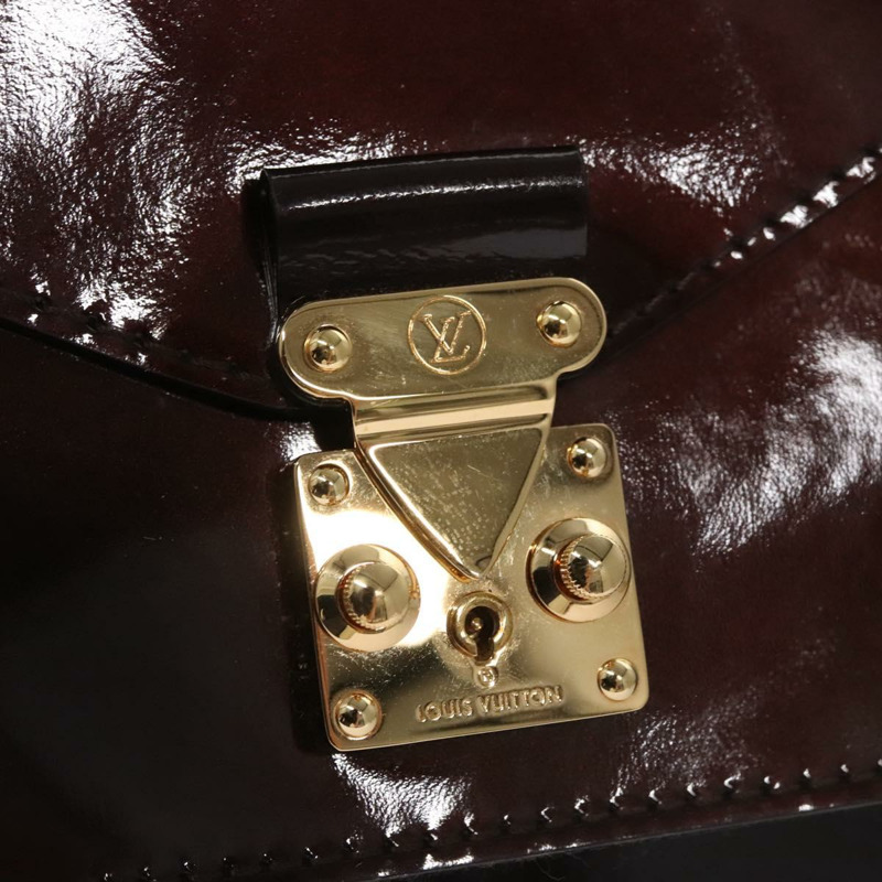 【日本直送】路易威登 Vernis Monceau BB 手提包 2way Amarante M91580 LV 正品 115702V-16