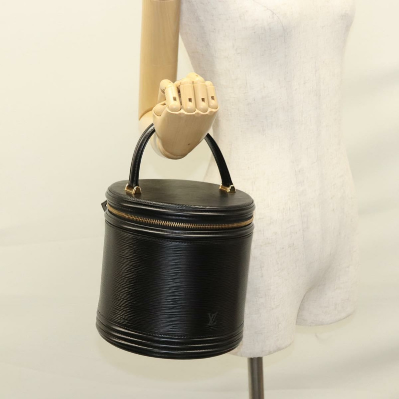 【日本直送】路易威登 Epi Cannes 手提包 黑色 M48032 LV 正品 sw192V-22