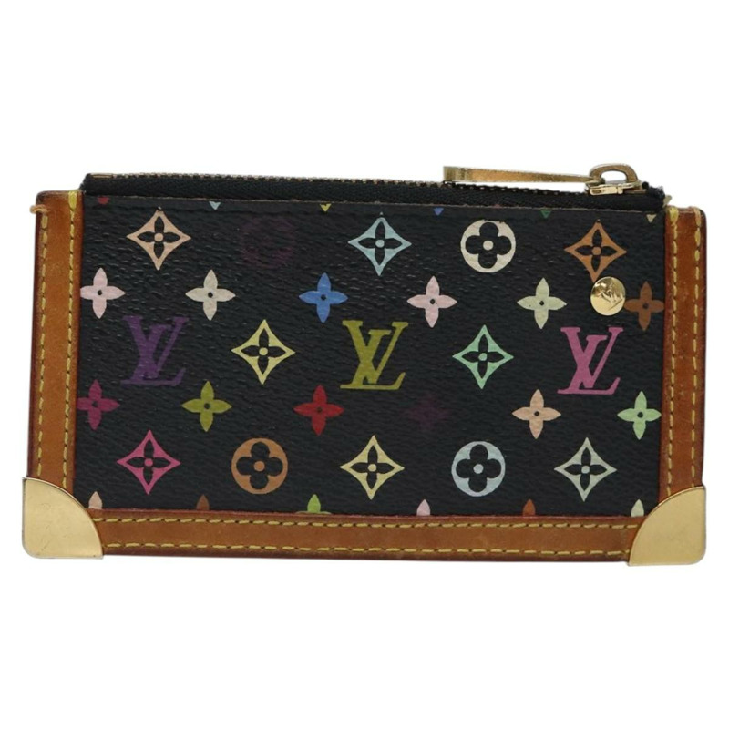 【日本直送】路易威登 Monogram 多色 Pochette Cles 皮夾 黑色 M92654 正品 116232V-1