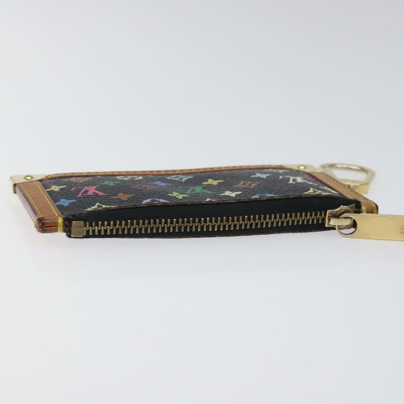【日本直送】路易威登 Monogram 多色 Pochette Cles 皮夾 黑色 M92654 正品 116232V-4