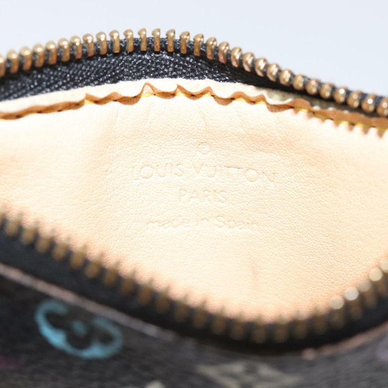 【日本直送】路易威登 Monogram 多色 Pochette Cles 皮夾 黑色 M92654 正品 116232V-8