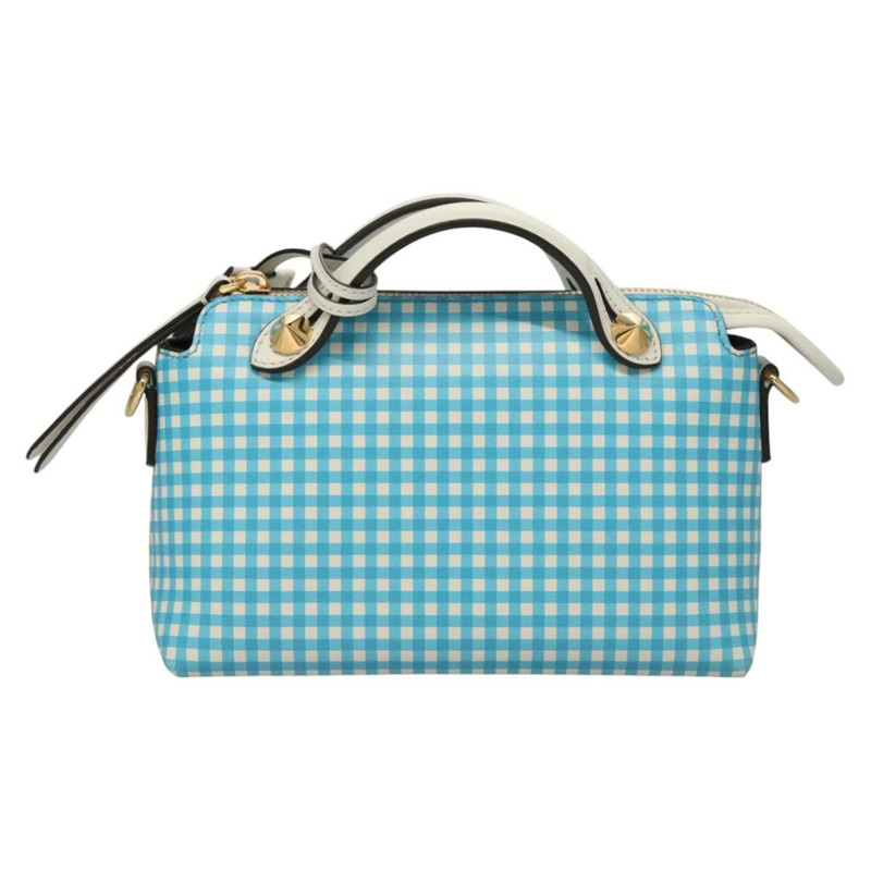 【日本直送】FENDI 肩背包 皮革 淺藍色 白金色 正品 116629V-12