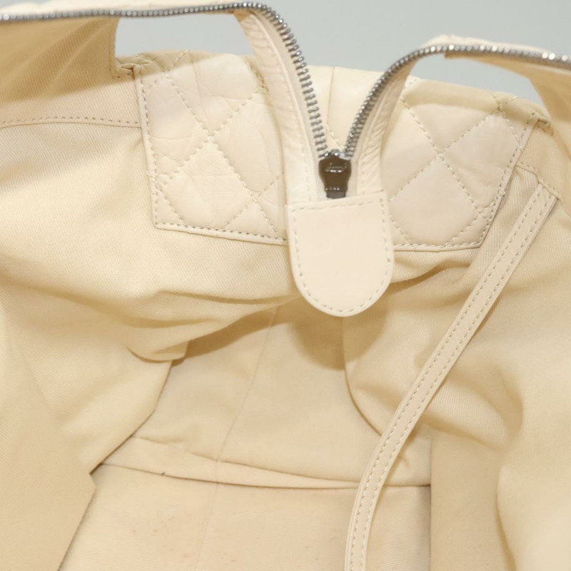 【日本直送】香奈兒 Matelasse 手提包 皮革 米色 CC 正品 bs24070V-19