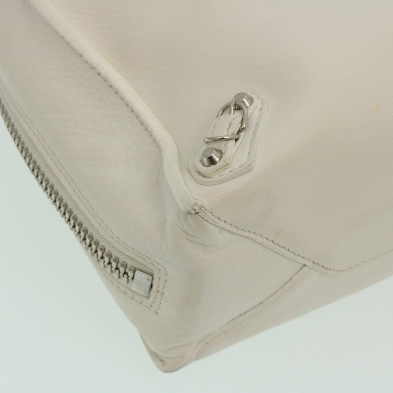【日本直送】BALENCIAGA 2Way 單肩包 手提包 皮革 白色 正品 am2305gM-15