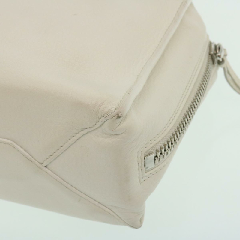 【日本直送】BALENCIAGA 2Way 單肩包 手提包 皮革 白色 正品 am2305gM-16