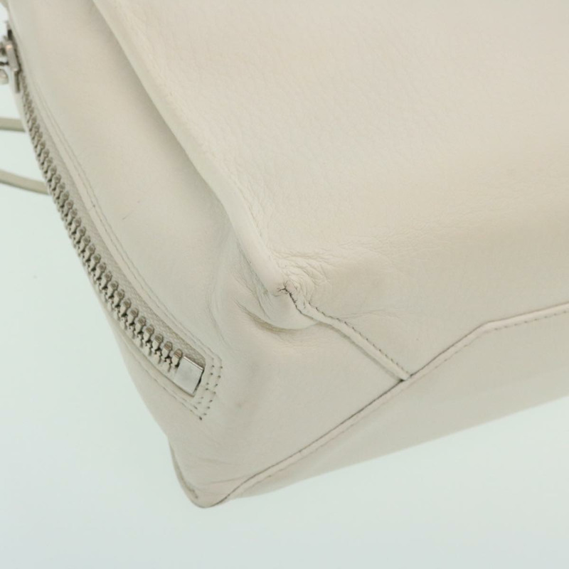 【日本直送】BALENCIAGA 2Way 單肩包 手提包 皮革 白色 正品 am2305gM-17