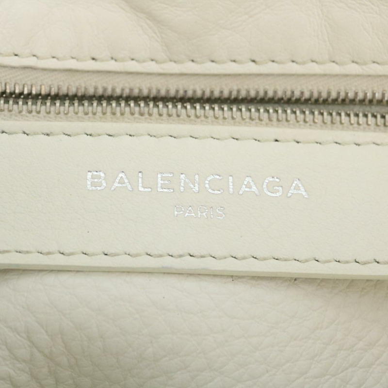 【日本直送】BALENCIAGA 2Way 單肩包 手提包 皮革 白色 正品 am2305gM-19