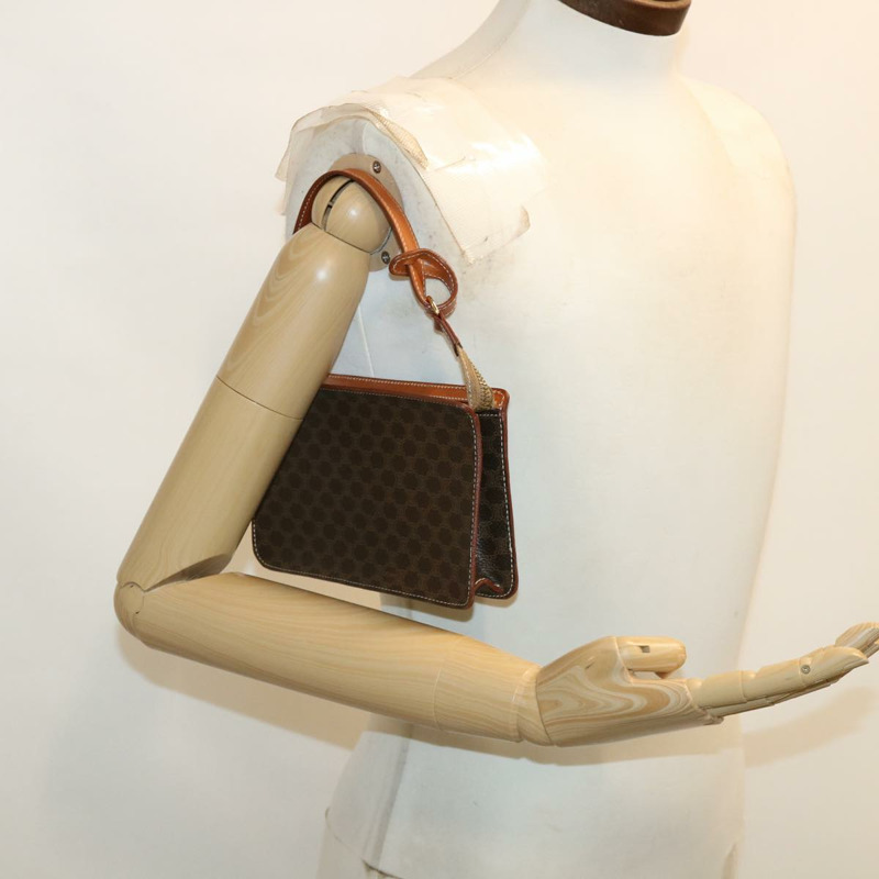 【日本直送】CELINE Macadam 帆布配件袋棕色正品 32096AM-19