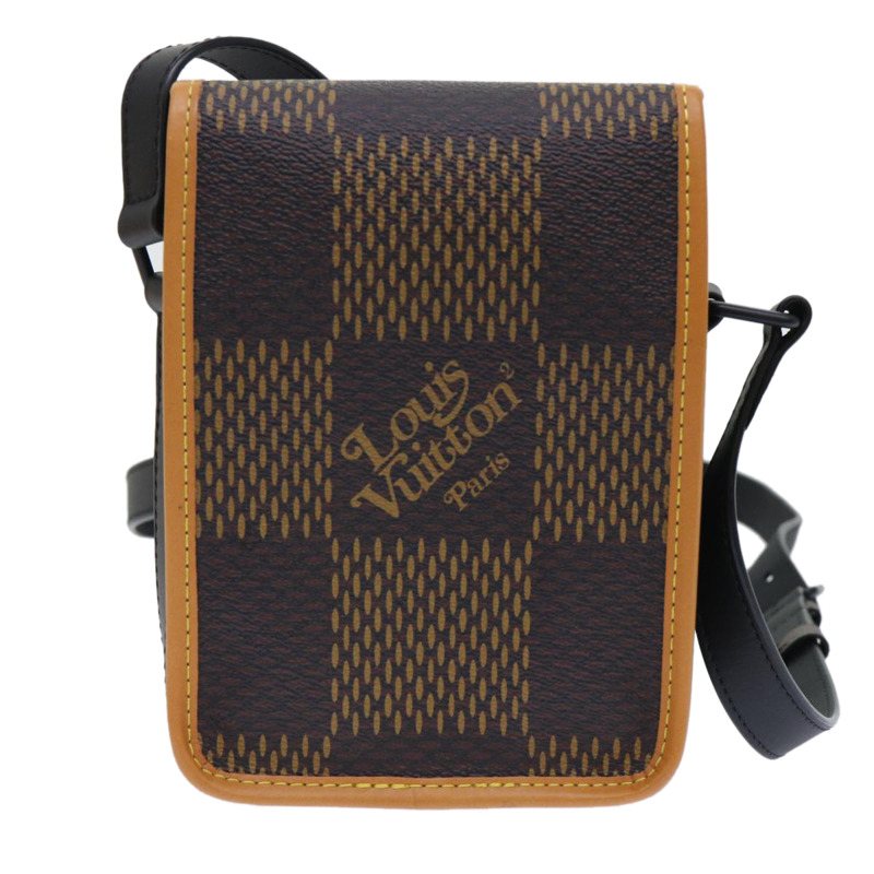 【日本直送】路易威登 Damier Ebene Giant LVxNIGO 亞馬遜郵差包 N40357 正品 49475SM-1