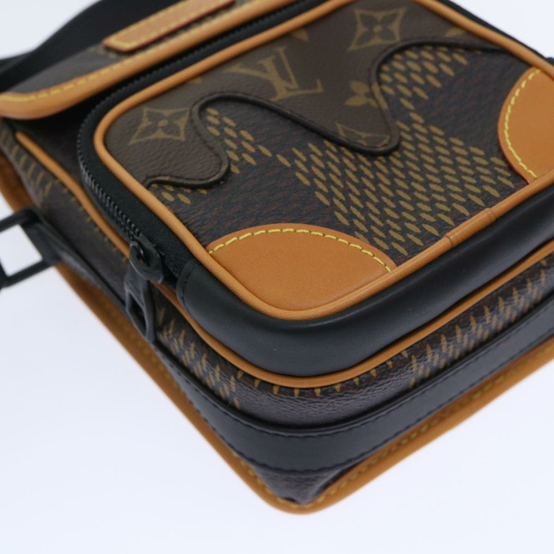 【日本直送】路易威登 Damier Ebene Giant LVxNIGO 亞馬遜郵差包 N40357 正品 49475SM-15