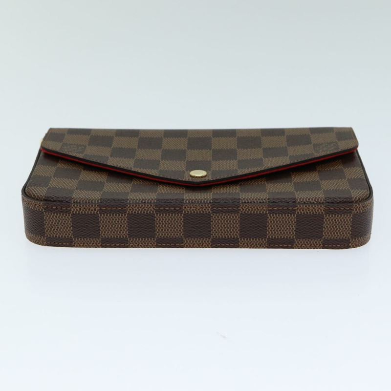 【日本直送】路易威登 Damier Ebene Pochette Felice 單肩皮夾 N63032 正品 fm3540SM-4