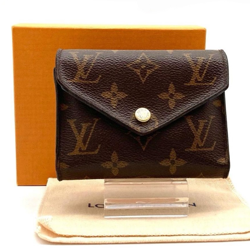 🌺Louis Vuitton Monogram短夾|經典花紋✦fufu style 精品✦ 氣質款|錢包.皮夾.皮包-3