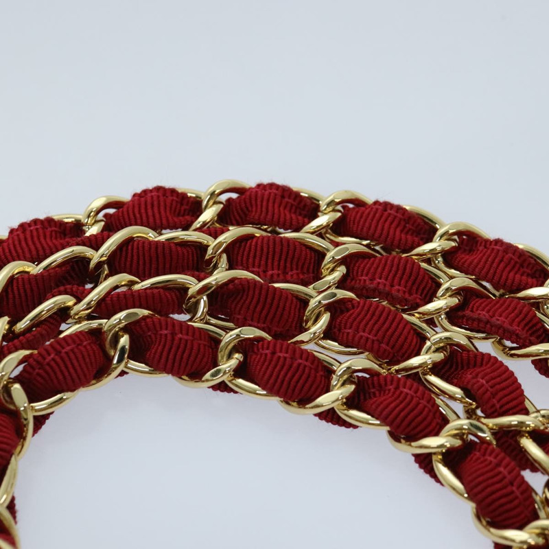 【日本直送】香奈兒 Matelasse 鏈條單肩包 棉質 黑白 CC 正品 92066SM-7