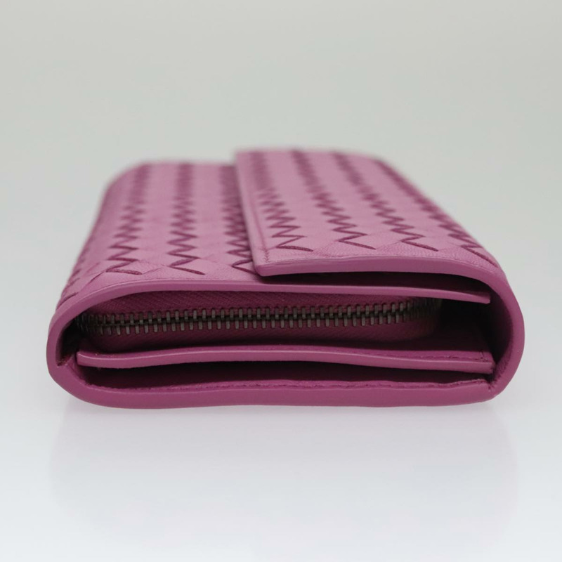 【日本直送】BOTTEGA VENETA INTRECCIATO 長版皮夾 皮革 紫色 正品 103477M-2