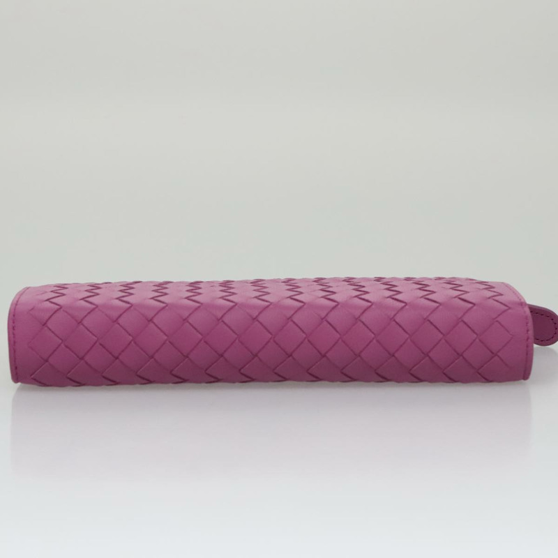 【日本直送】BOTTEGA VENETA INTRECCIATO 長版皮夾 皮革 紫色 正品 103477M-4