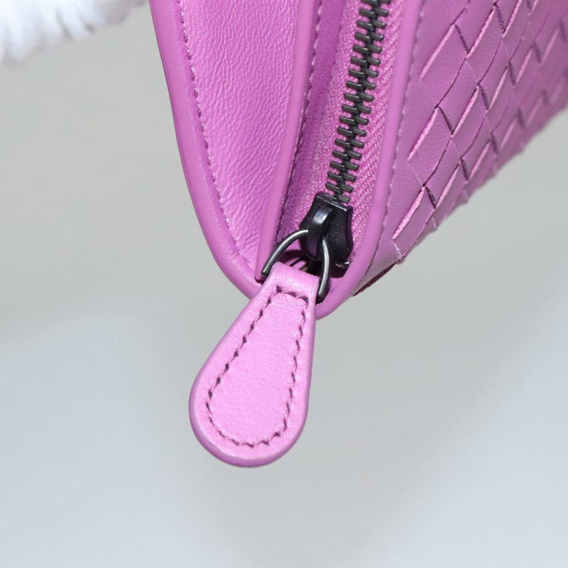 【日本直送】BOTTEGA VENETA INTRECCIATO 長版皮夾 皮革 紫色 正品 103477M-18