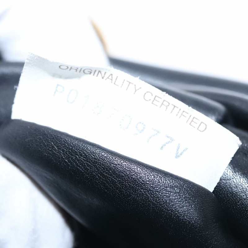 【日本直送】BOTTEGA VENETA 鏈條單肩包 皮革 黑金 正品 FF3702M-11