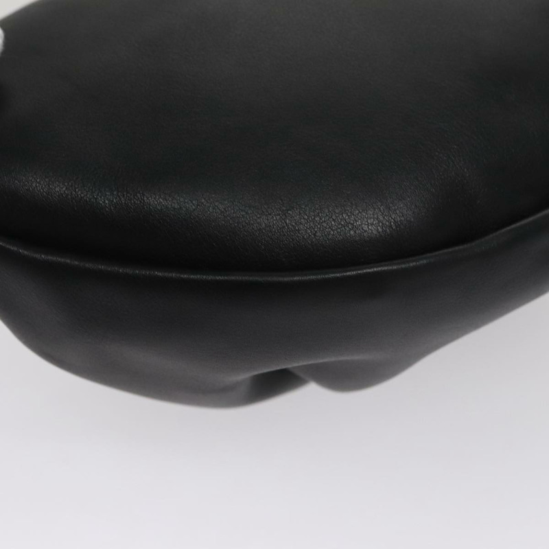 【日本直送】BOTTEGA VENETA 鏈條單肩包 皮革 黑金 正品 FF3702M-15