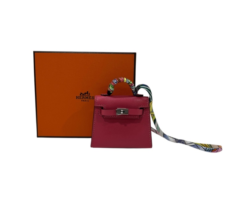全新Hermès Kelly Twilly Tadelak 手袋掛飾-10