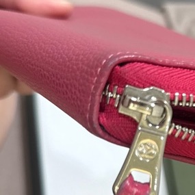 LONGCHAMP 粉色長夾-13