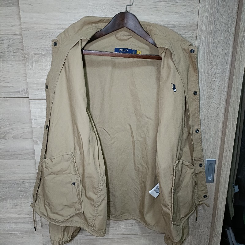 Polo Ralph Lauren RL 小馬 卡其 教練外套 男L-5