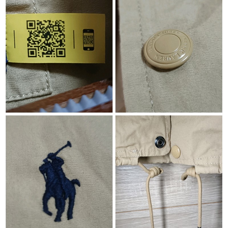 Polo Ralph Lauren RL 小馬 卡其 教練外套 男L-8