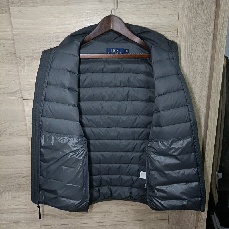 Polo Ralph Lauren RL 深灰 小馬 羽絨背心 男S-4