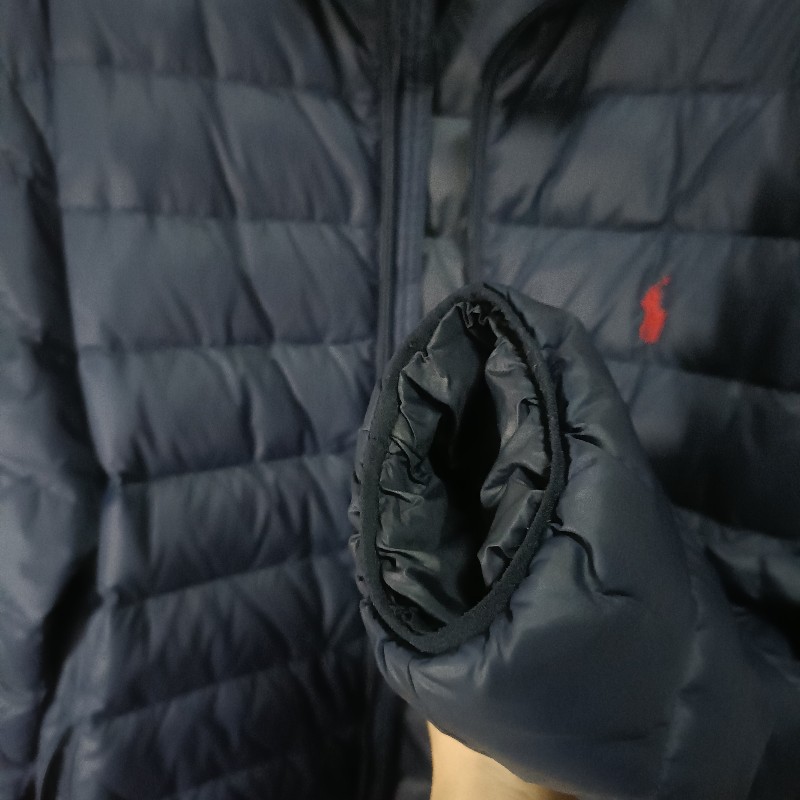 Polo Ralph Lauren RL 深藍 可收納 羽絨外套 男S-6