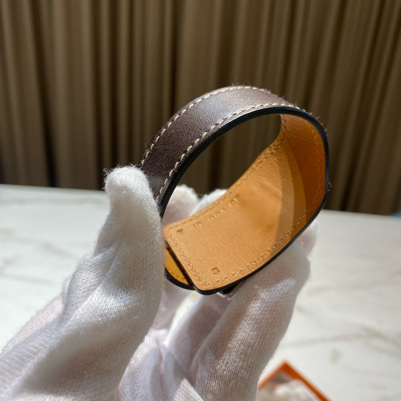 Hermès 牛皮 手環-5