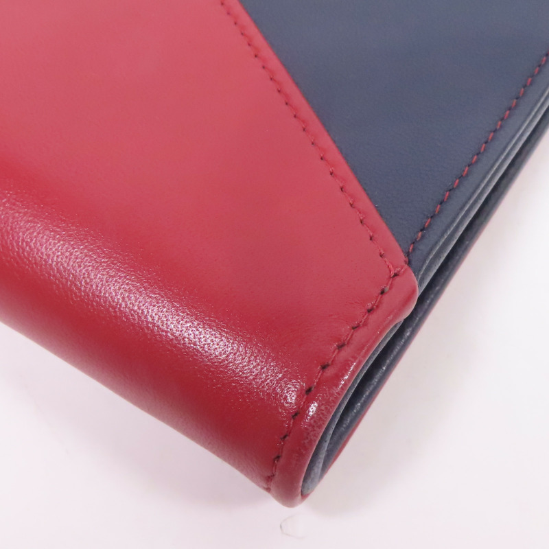 CHANEL 皮革Clutch Bag金扣手拿包-5