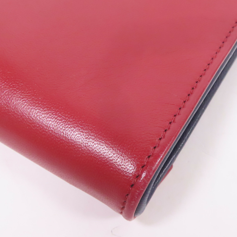 CHANEL 皮革Clutch Bag金扣手拿包-7