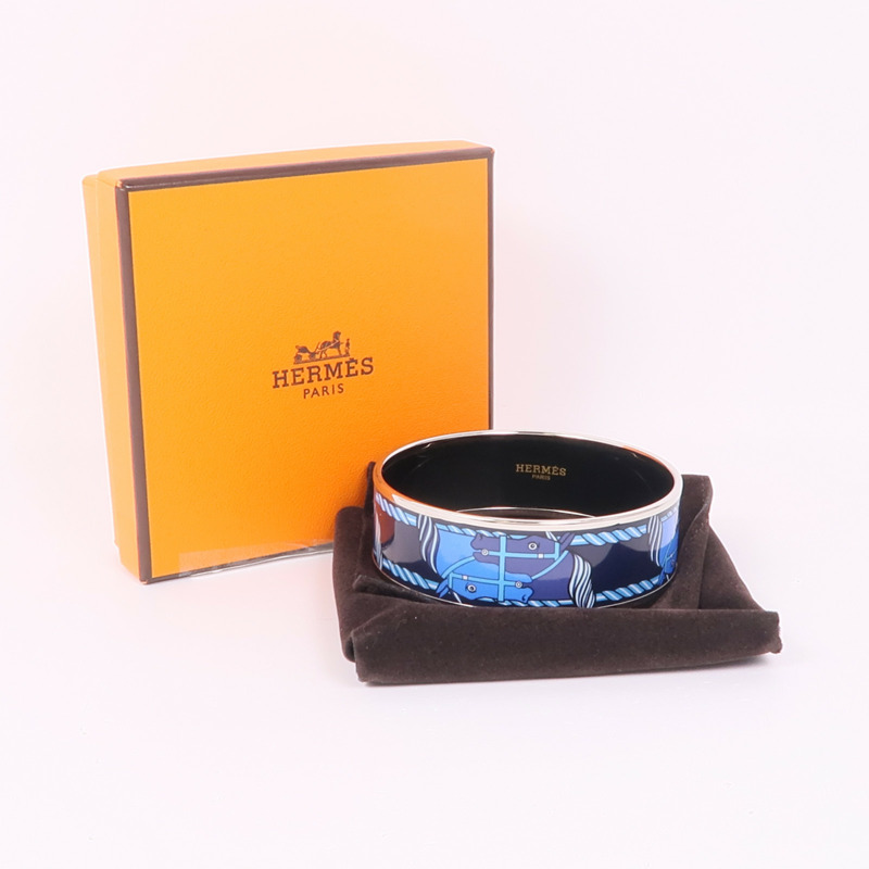HERMES 琺瑯/金屬Bracelet/Bangle手鐲-6