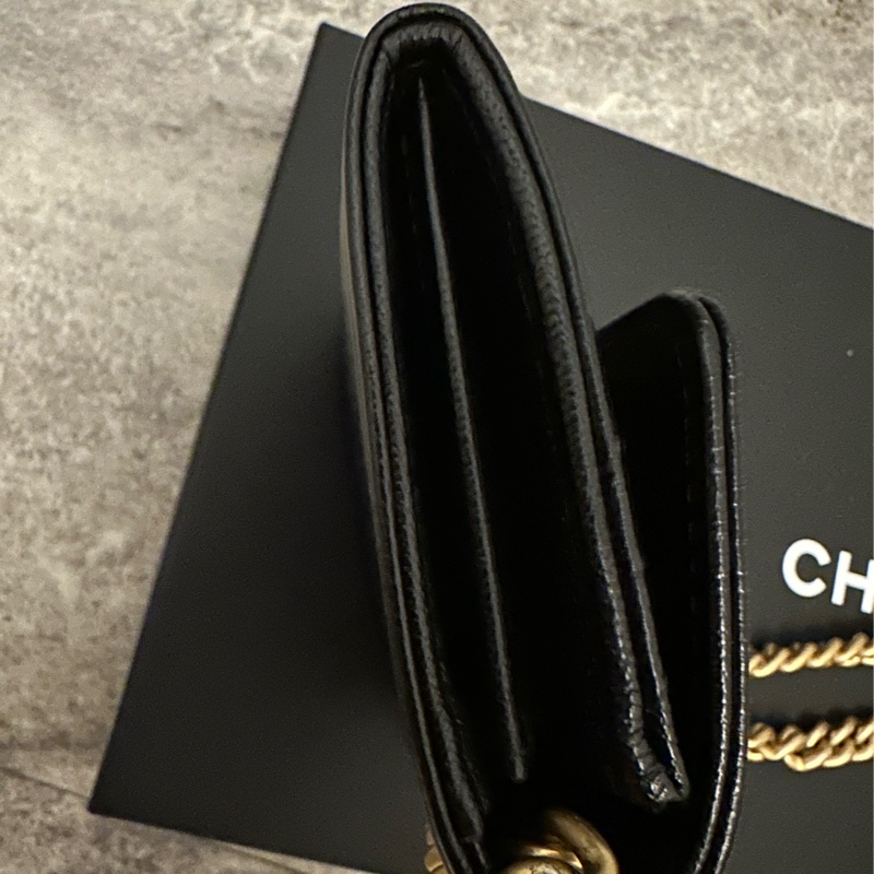 Chanel boy 皮夾鏈包-5
