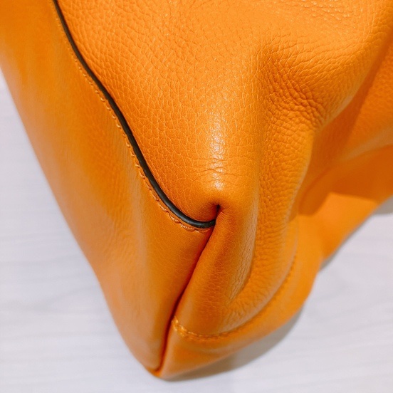 TK1674 GUCCI 古馳大GG英文字花紋單肩包包SOHO ORANGE BAG-9