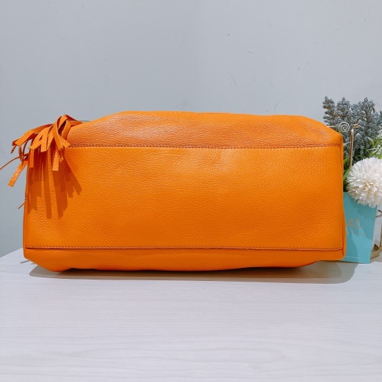 TK1674 GUCCI 古馳大GG英文字花紋單肩包包SOHO ORANGE BAG-18