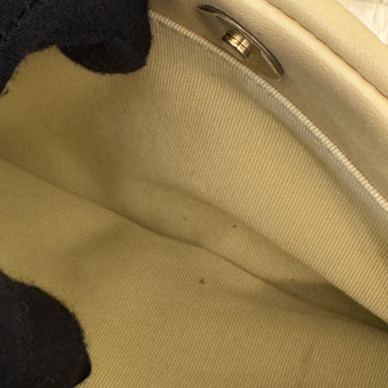 Chanel奶茶色19 銀扣26cm-14
