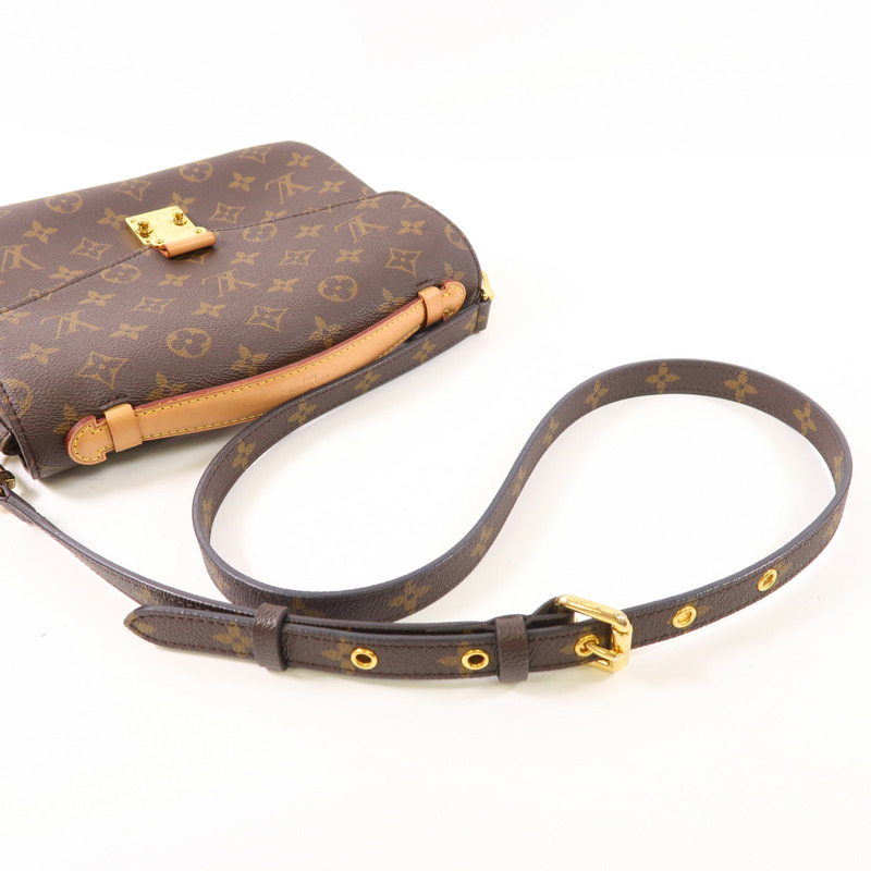 LOUIS VUITTON Monogram Pochette Metis MM金扣手挽肩背兩用袋-7