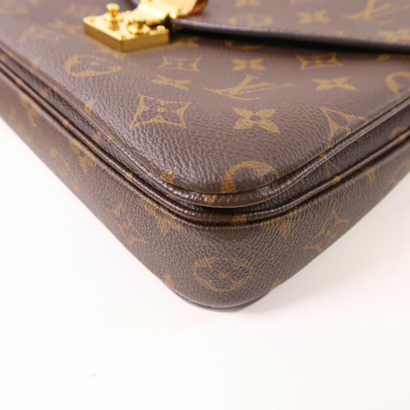 LOUIS VUITTON Monogram Pochette Metis MM金扣手挽肩背兩用袋-9