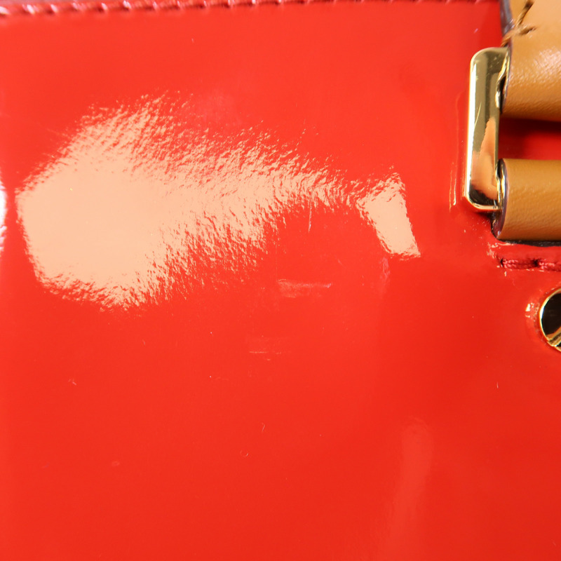 Michael Kors 漆皮皮革Hand Bag金扣手挽袋-18