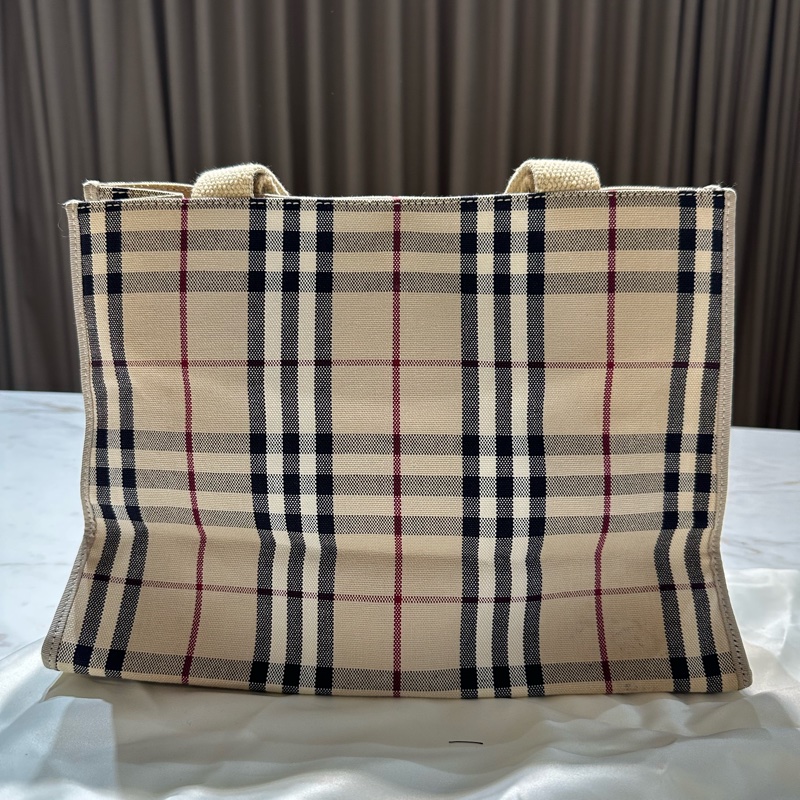 BURBERRY 經典格紋 托特包-4
