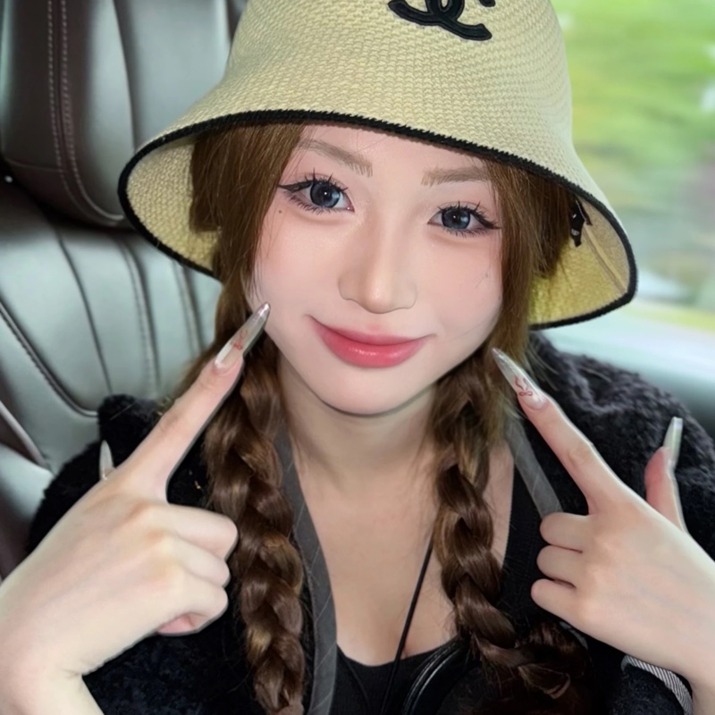 Chanel香奈兒米色漁夫帽-4