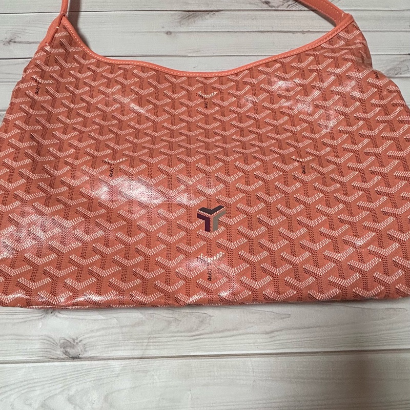 Goyard hobo 戈雅 限定色珊瑚粉hobo單肩包-0