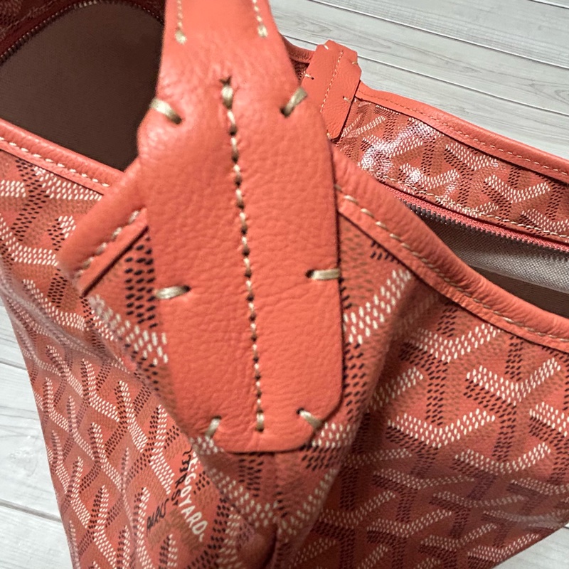 Goyard hobo 戈雅 限定色珊瑚粉hobo單肩包-6