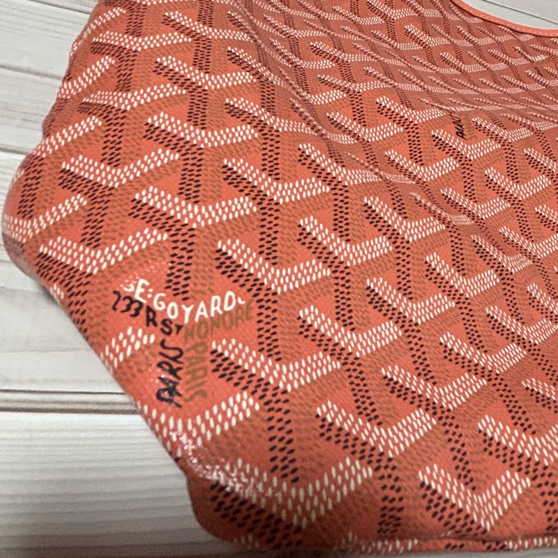 Goyard hobo 戈雅 限定色珊瑚粉hobo單肩包-14