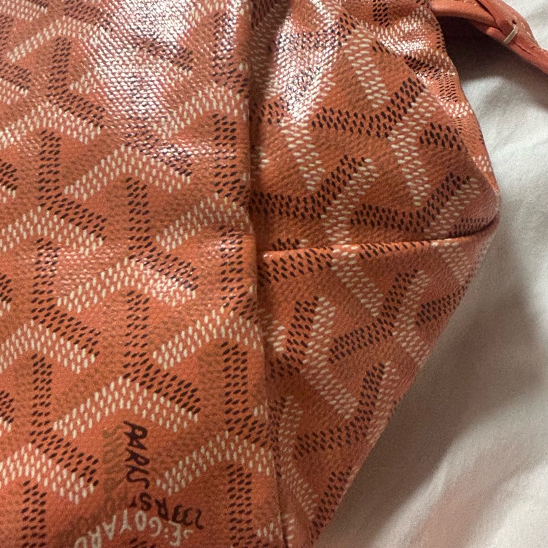 Goyard hobo 戈雅 限定色珊瑚粉hobo單肩包-15